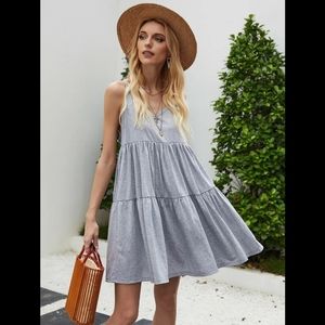 SheIn grey casual dress